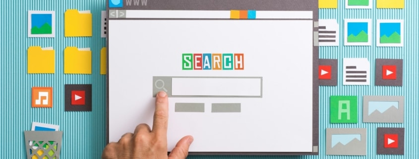 Search engine home page