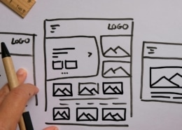 Website Design Wireframe.