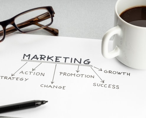 Strategy Marketing concept